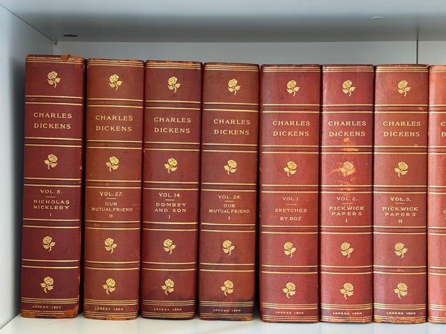 Dickens' Works "Autograph Edition" Illustrated, 30 Volumes, 1900.