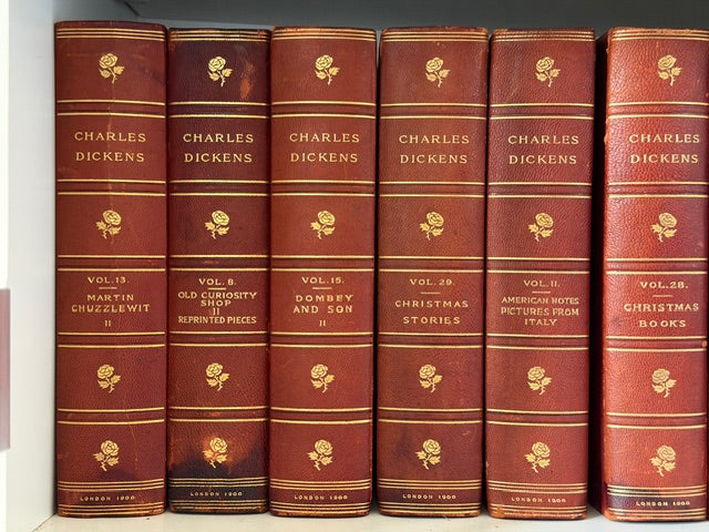 Dickens' Works "Autograph Edition" Illustrated, 30 Volumes, 1900.