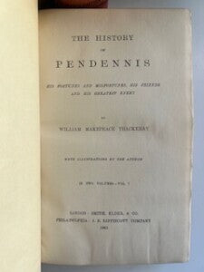 Thackeray’s Works, Finely-Bound And Illustrated, 19 Volumes, 1901.