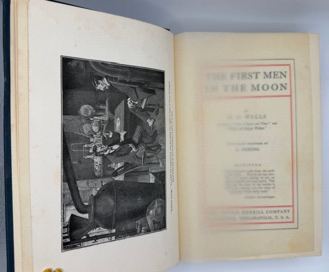 H. G. Wells’ "First Men In The Moon" Early American Edition, 1901.