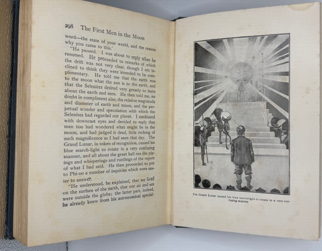 H. G. Wells’ "First Men In The Moon" Early American Edition, 1901.