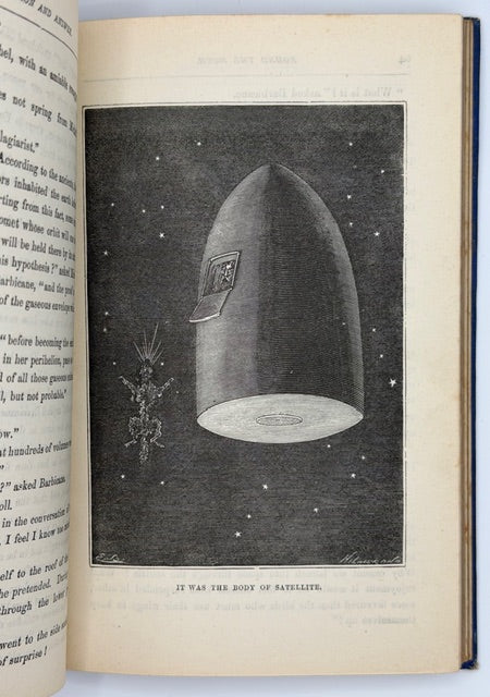 Jules Verne’s "Round The Moon" First Edition, Title Variant, 1881.