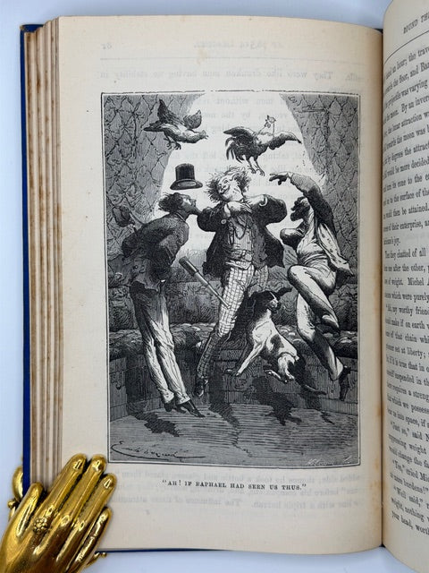 Jules Verne’s "Round The Moon" First Edition, Title Variant, 1881.