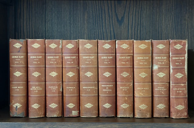 Eliot's “Middlemarch” and Other Works, Illustrated, 10 Volumes, 1908.
