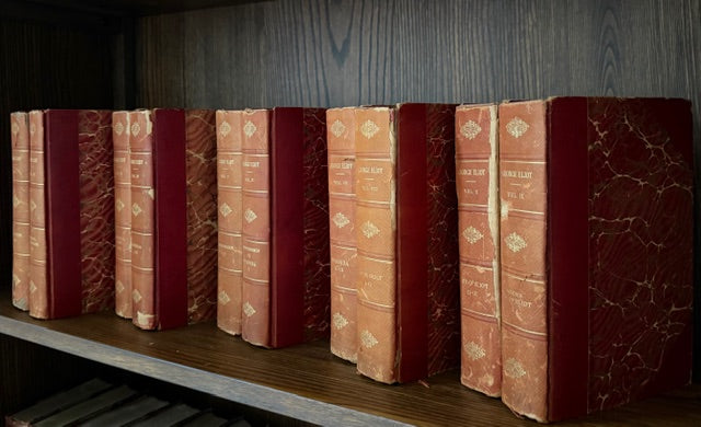 Eliot's “Middlemarch” and Other Works, Illustrated, 10 Volumes, 1908.