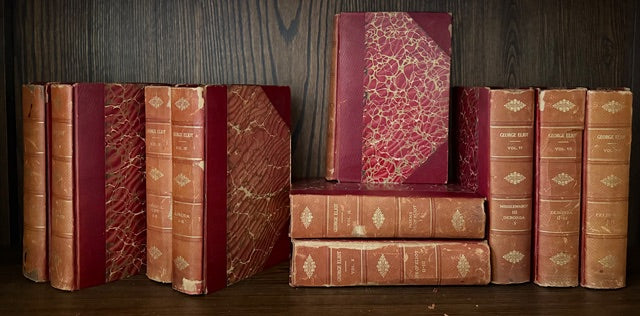 Eliot's “Middlemarch” and Other Works, Illustrated, 10 Volumes, 1908.
