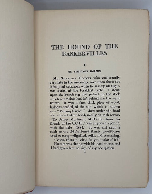 Sherlock Holmes Stories "Author’s Limited Edition" Illustrated, 1903.