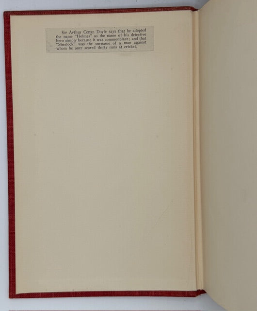 Sherlock Holmes Stories "Author’s Limited Edition" Illustrated, 1903.