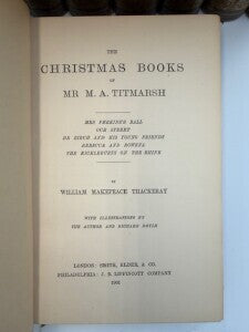 Thackeray’s Works, Finely-Bound And Illustrated, 19 Volumes, 1901.