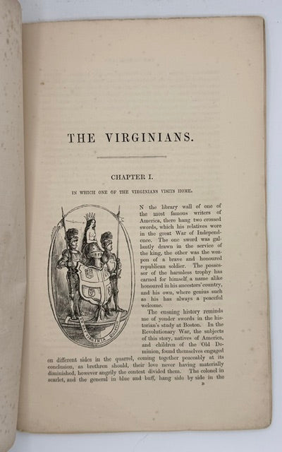 Thackeray's “The Virginians" First Appearance, 24 Original Parts, 1857