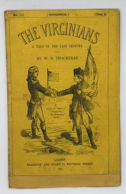 Thackeray's “The Virginians" First Appearance, 24 Original Parts, 1857