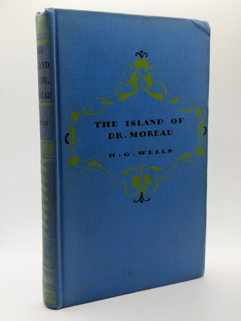 H. G. Wells' "The Island Of Dr. Moreau" Sci Fi In Scarce Blue Cloth, 1896.