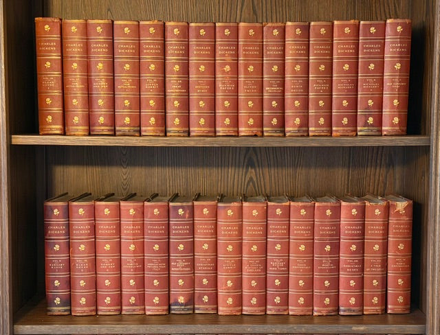 Dickens' Works "Autograph Edition" Illustrated, 30 Volumes, 1900.