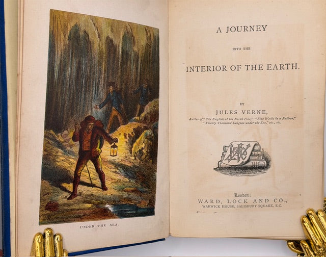 Jules Verne’s "Journey Into The Interior Of The Earth" Title Variant, 1889.