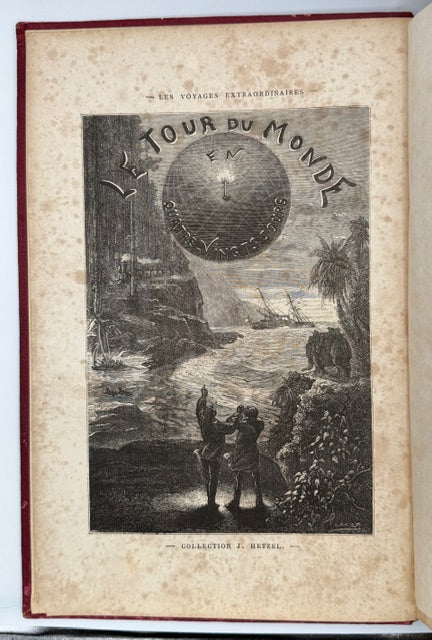 Jules Verne’s “Around The World In 80 Days” First Hetzel Edition, 1874.