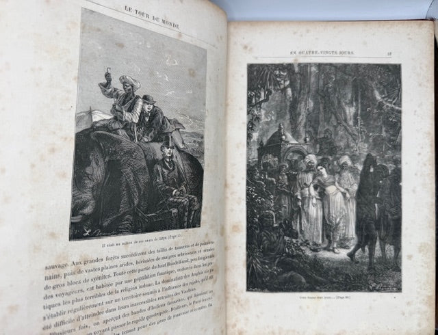 Jules Verne’s “Around The World In 80 Days” First Hetzel Edition, 1874.