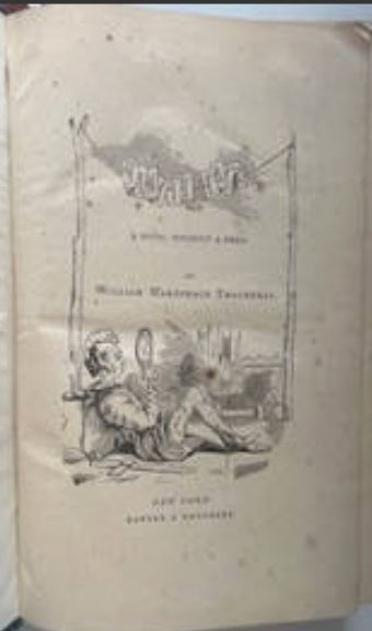 Thackeray’s “Vanity Fair” and Other Novels, Author-Illustrated, 1869.