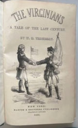 Thackeray’s “Vanity Fair” and Other Novels, Author-Illustrated, 1869.