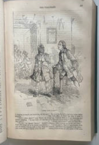 Thackeray’s “Vanity Fair” and Other Novels, Author-Illustrated, 1869.