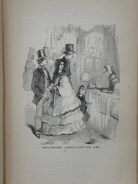 Thackeray’s “Vanity Fair” and Other Novels, Author-Illustrated, 1869.