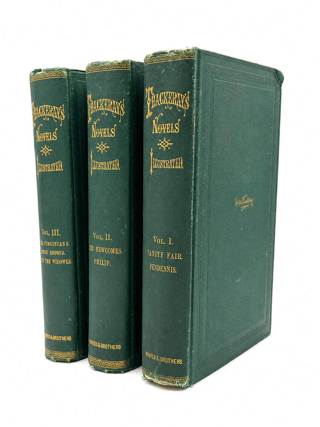 Thackeray’s “Vanity Fair” and Other Novels, Author-Illustrated, 1869.