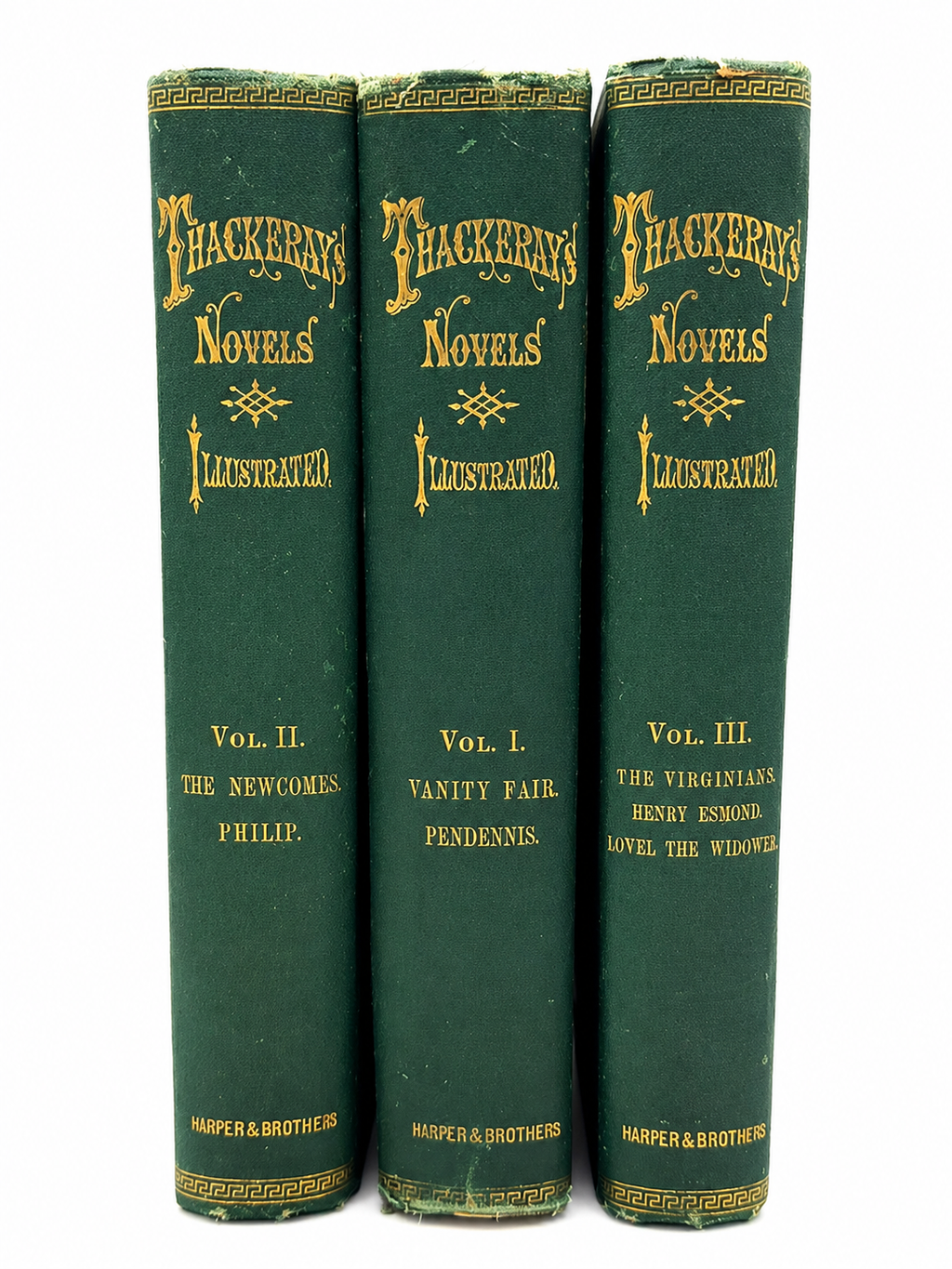 Thackeray’s “Vanity Fair” and Other Novels, Author-Illustrated, 1869.