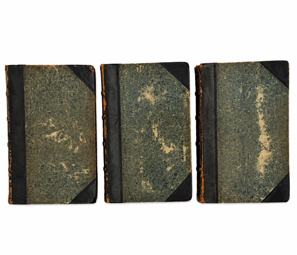 Dickens' “Oliver Twist” First Edition, Illustrated By Cruikshank, 3 Vol., 1838.