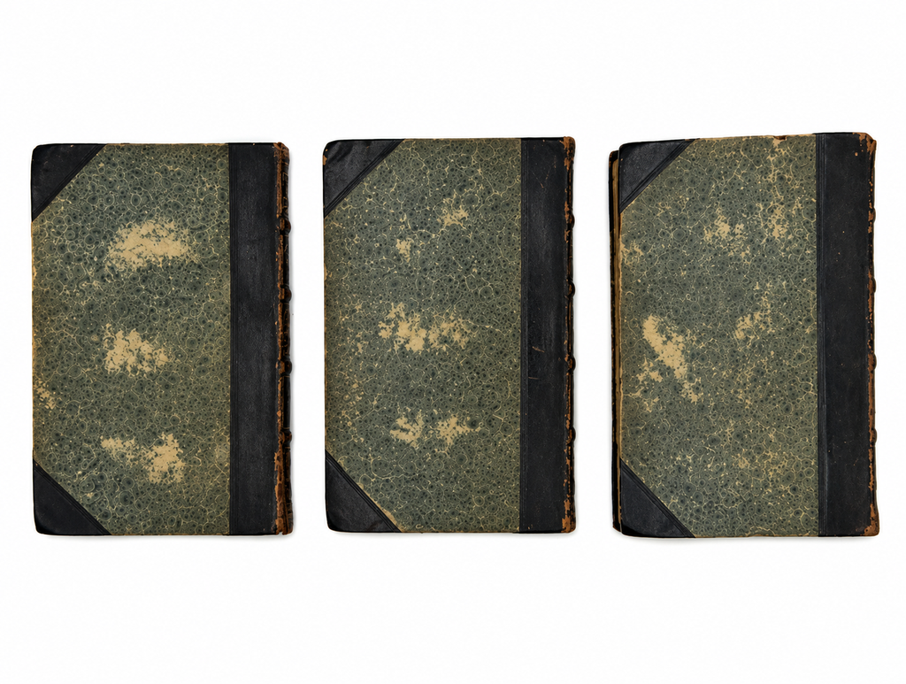 Dickens' “Oliver Twist” First Edition, Illustrated By Cruikshank, 3 Vol., 1838.