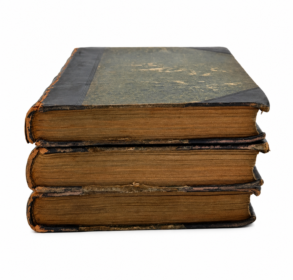 Dickens' “Oliver Twist” First Edition, Illustrated By Cruikshank, 3 Vol., 1838.