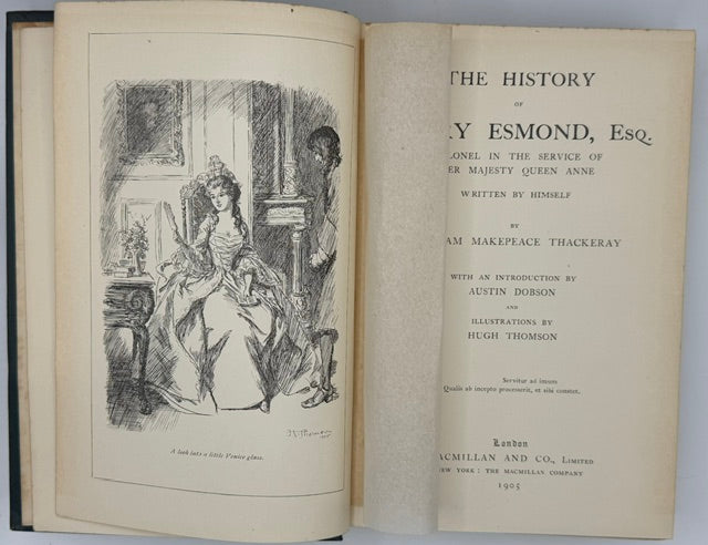 Thackeray’s “Henry Esmond” Illustrated By Thomson, 1905.