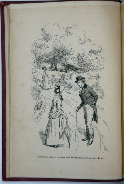 Austen's “Emma” First Edition Thus Illustrated By Thomson, 1899.