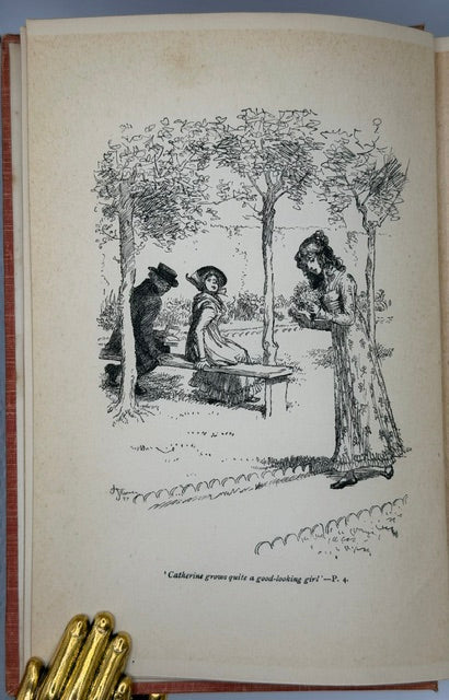 Austen's "Northanger Abbey" And "Persuasion" Thomson-Illustrated, 1900.