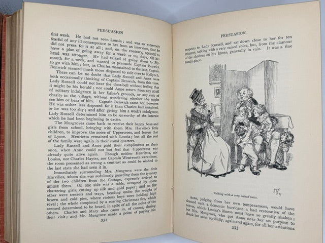 Austen's "Northanger Abbey" And "Persuasion" Thomson-Illustrated, 1900.