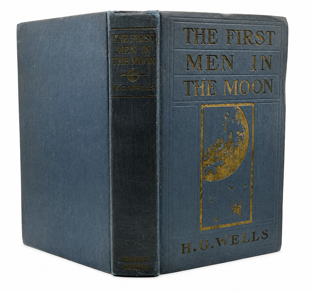 H. G. Wells’ "First Men In The Moon" Early American Edition, 1901.