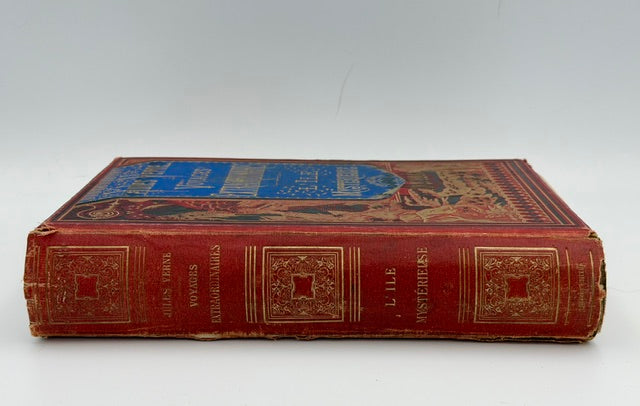 Jules Verne’s “Mysterious Island” Trilogy Early Illustrated Edition, 1878.