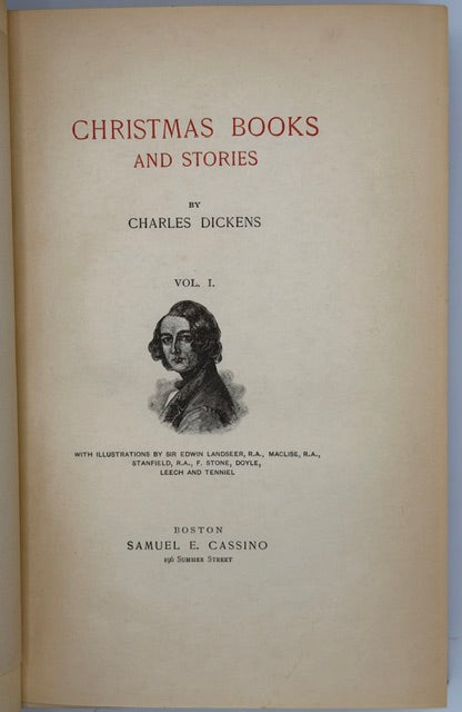 Dickens' Works “Cruikshank Limited Edition" Illustrated, 18 Volumes, 1895.