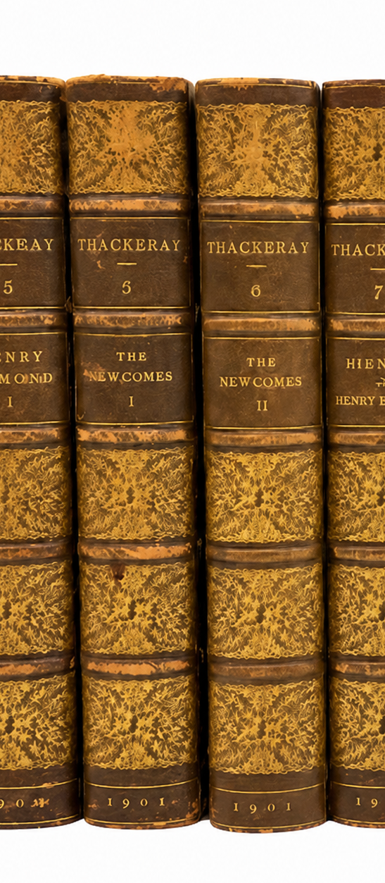 The Newcomes, by William Makepeace Thackeray. Two Volumes Complete, 1901 Fine Bindings.