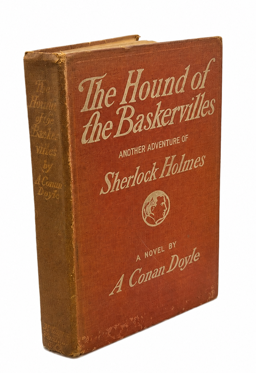 The Hound of the Baskervilles. Another Adventure of Sherlock Holmes. First American Edition, Second Impression.