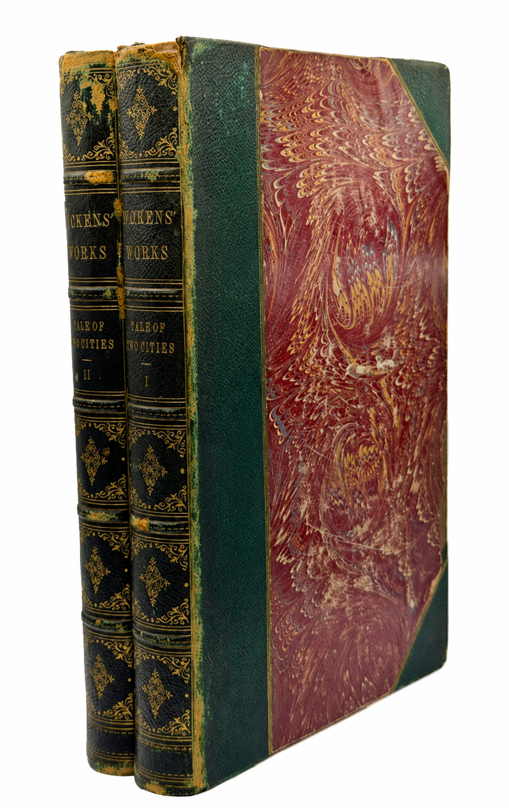 A Tale of Two Cities. By Charles Dickens. Two Volumes Illustrated by "Phiz" 1875.