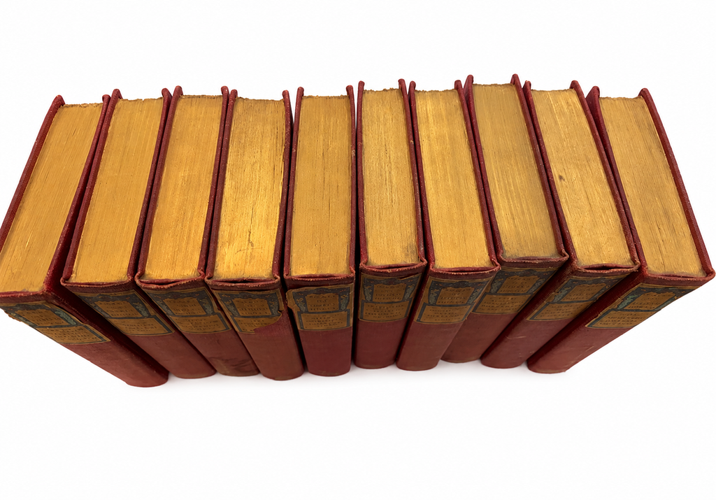 Austen’s Novels and Letters, Illustrated With Color Plates, 12 Volumes, 1905.