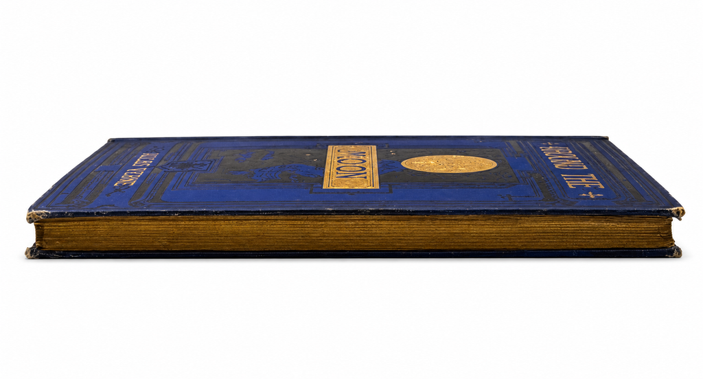Jules Verne’s "Round The Moon" First Edition, Title Variant, 1881.