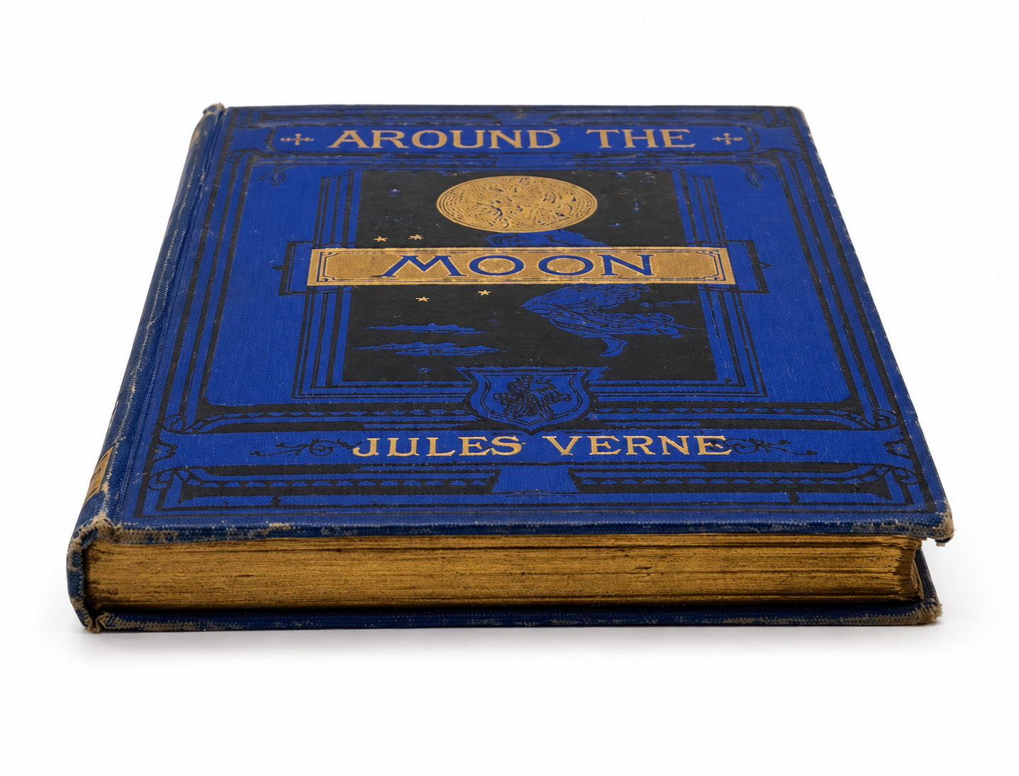 Jules Verne’s "Round The Moon" First Edition, Title Variant, 1881.