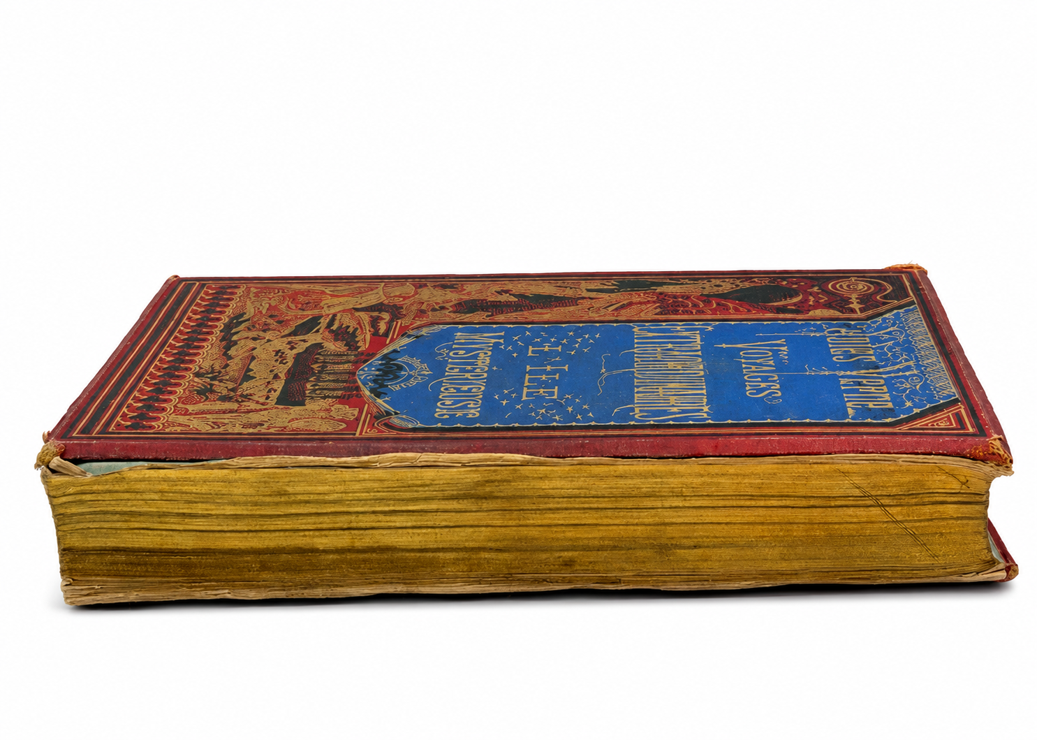 Jules Verne’s “Mysterious Island” Trilogy Early Illustrated Edition, 1878.