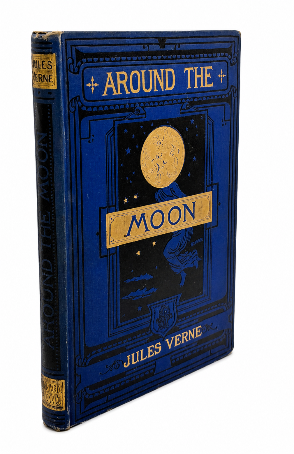 Jules Verne’s "Round The Moon" First Edition, Title Variant, 1881.
