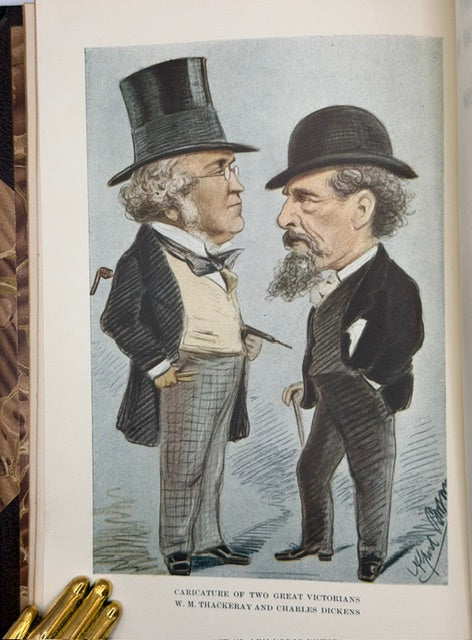 The Amenities of Book-Collecting. Leather Bound. Frontispiece with Dickens and Thackeray. Boston: Atlantic Monthly Press, 1918