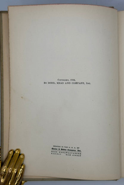 The Murder of Roger Ackroyd. Agatha Christie. First American Edition, 1926. Hercule Poirot Mystery.