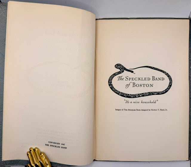 The Second Cab: Fifteen Sherlockian Essays. Limited Edition. Privately Printed for a Sherlockian Society. Foreword by Vincent Starrett.