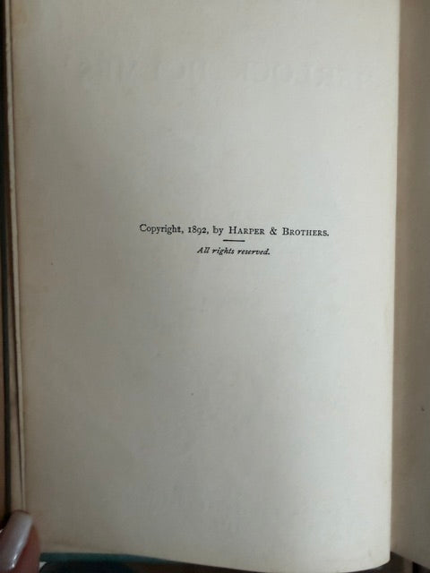 Adventures of Sherlock Holmes, Early Harper Illustrated Edition, 1900