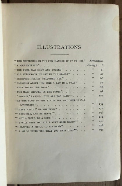 Adventures of Sherlock Holmes, Early Harper Illustrated Edition, 1900