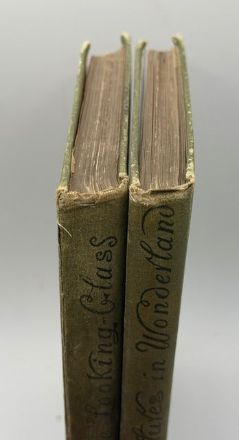 Alice’s Adventures in Wonderland; Through the Looking-Glass and What Alice Found There. Two Volumes. First People’s Editions, 1887